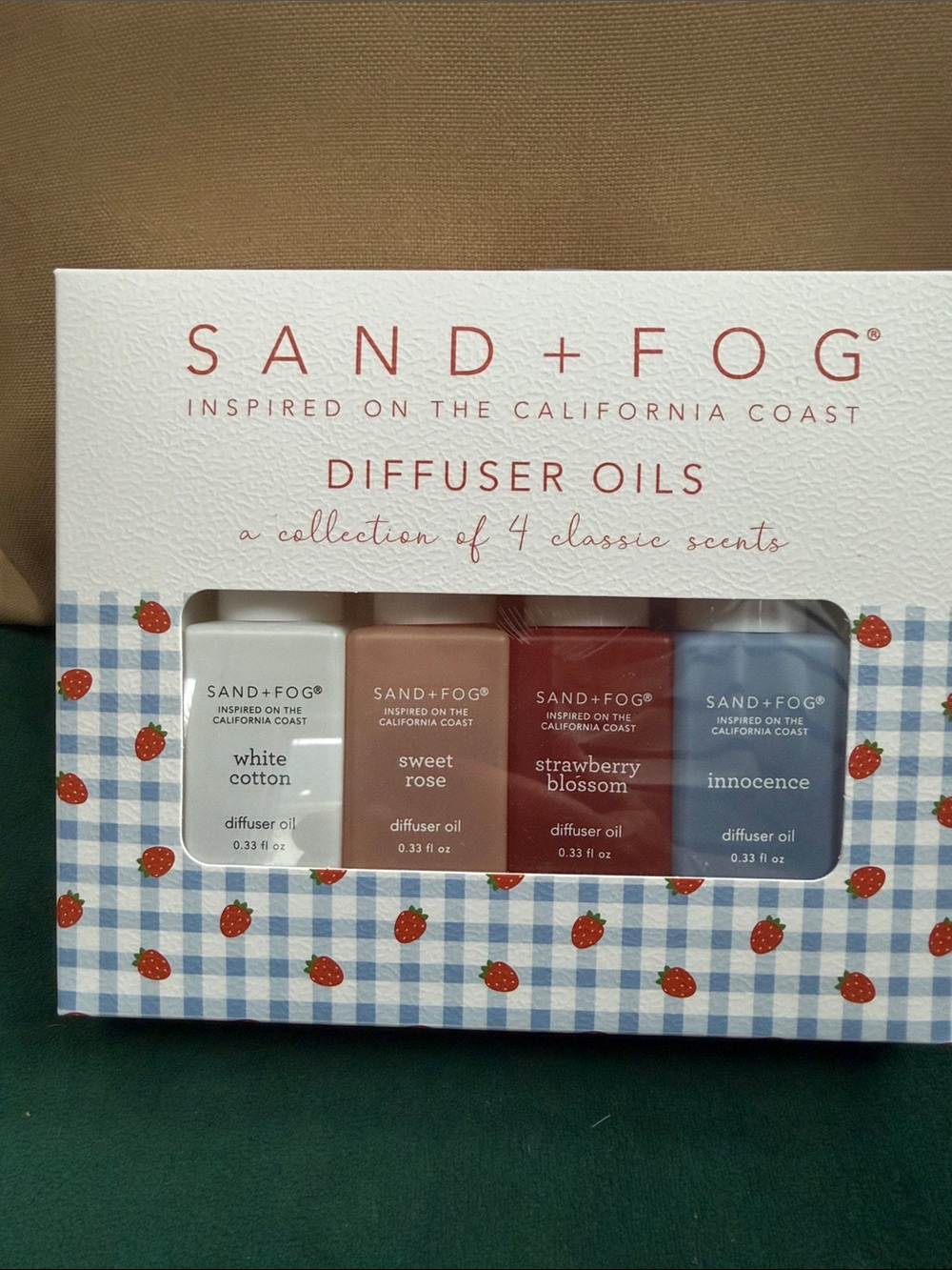 Sand + Fog California Coast Oil Diffuser Oils NIB